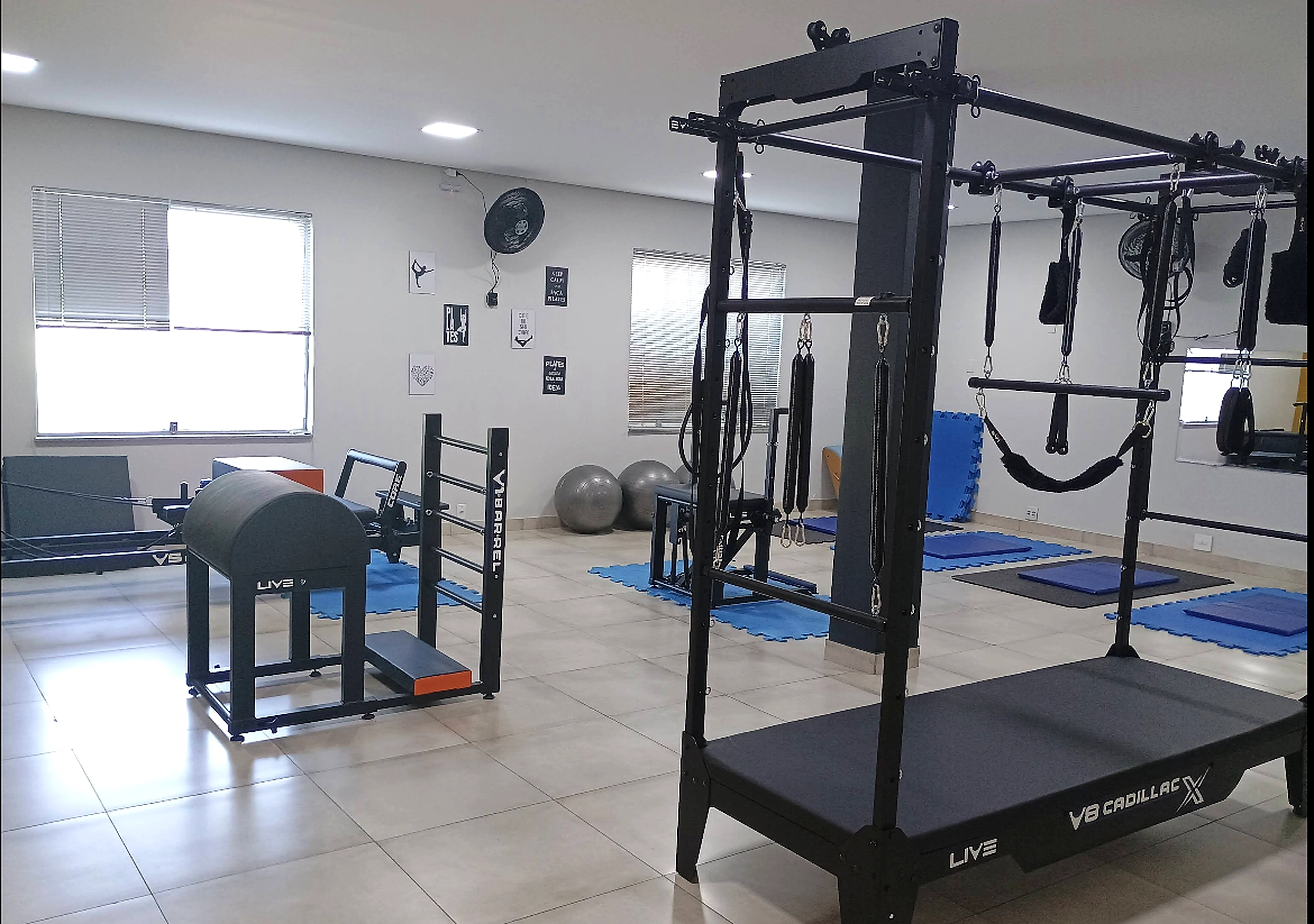 Espaço amplo do Studio Jam Pilates